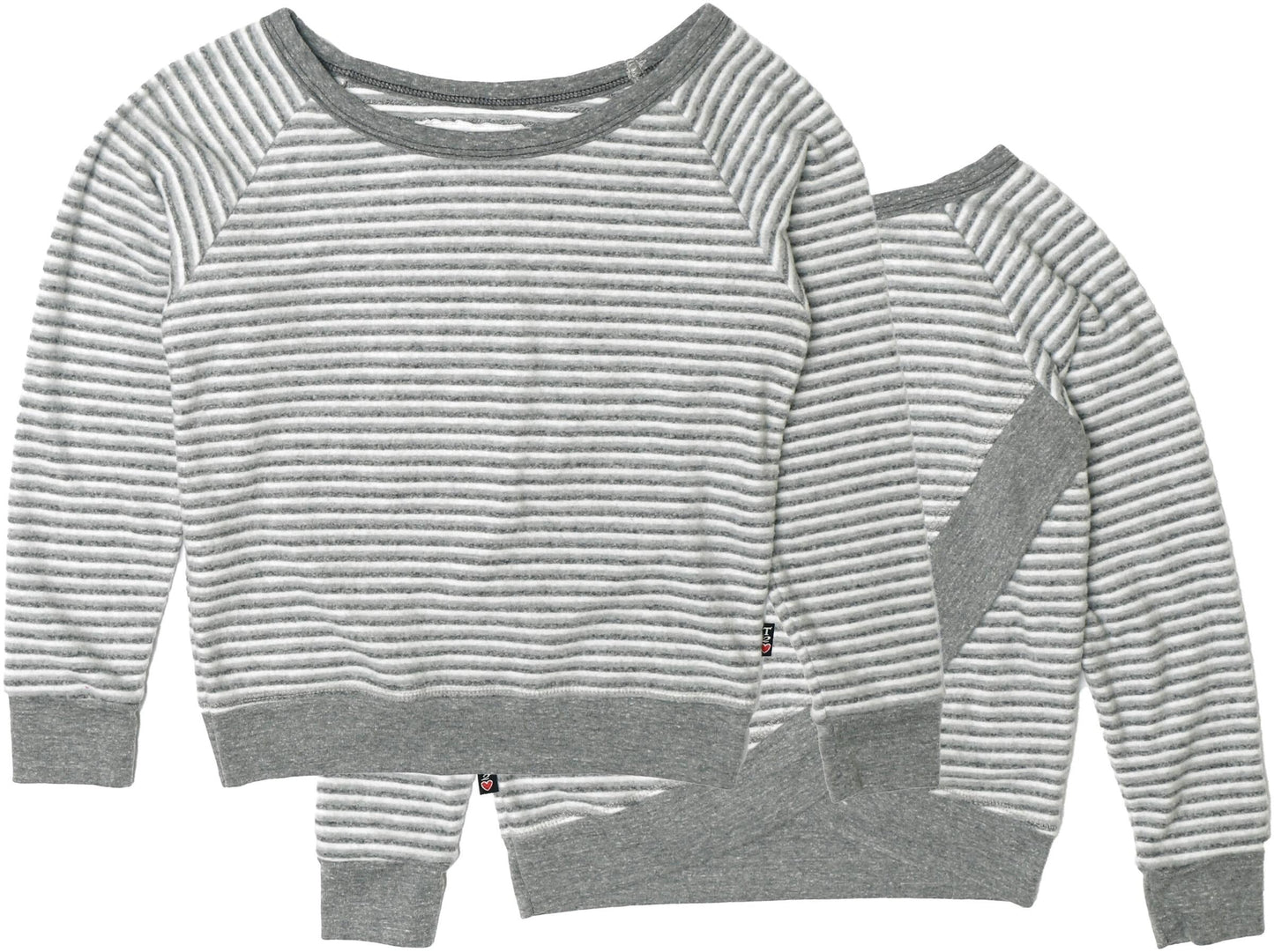 Cross-Back Shirt (Grey-Charcoal Striped)