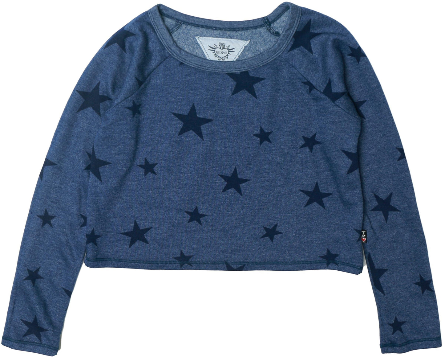 Crew Pullover (Charcoal Stars Pattern)