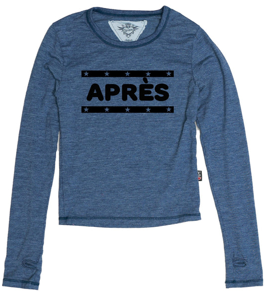 "APRES" Signature Long-Sleeved Shirt with Thumbholes