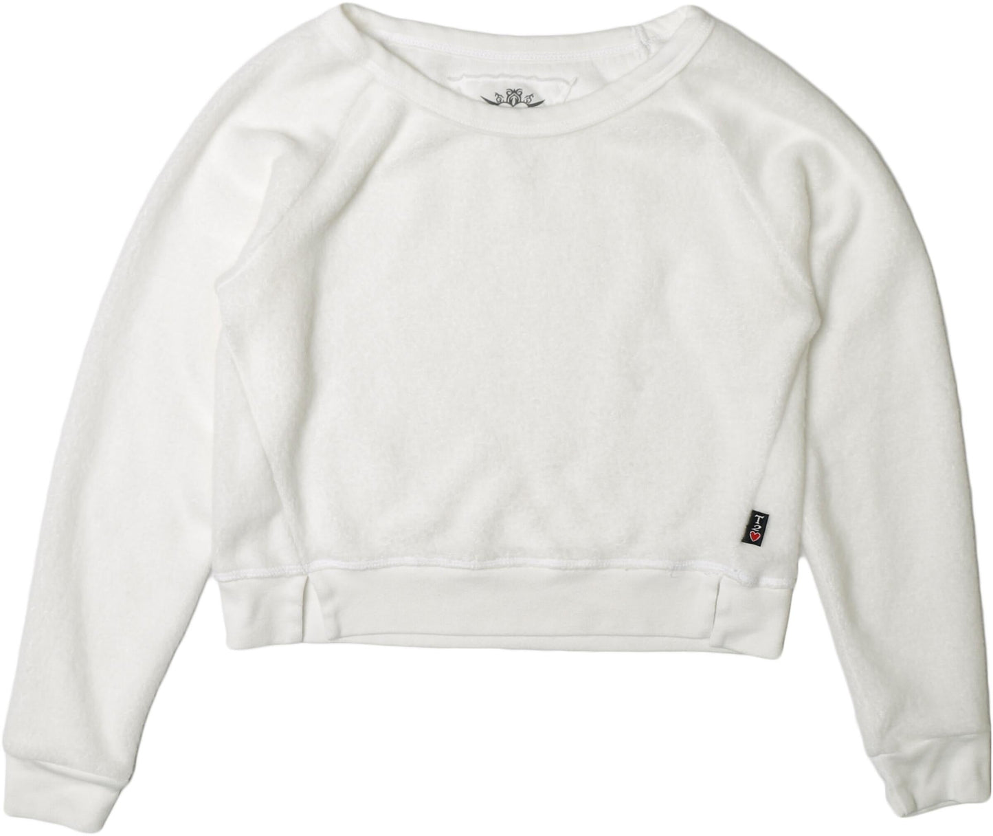 Double Slit-Bottom Crewneck (Reversed-Fabric)