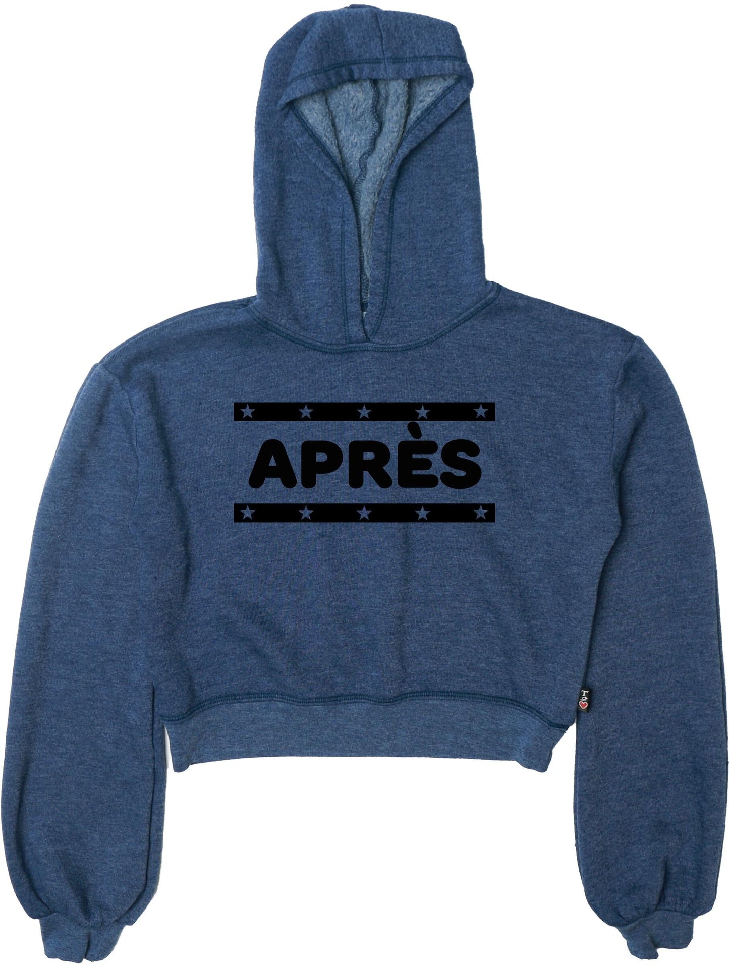 Puff-Sleeve Hoodie ("APRES")