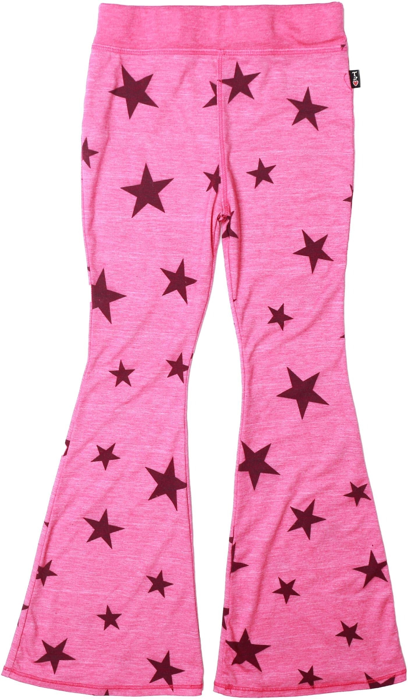 Flare Pants (Charcoal Stars Pattern)