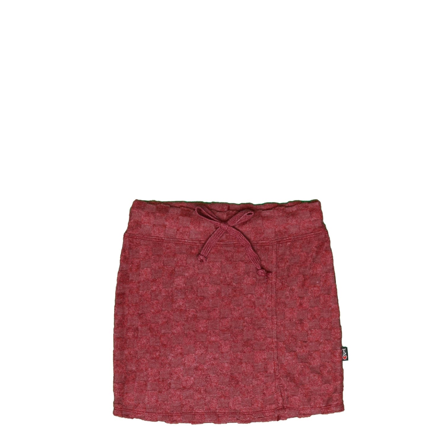 Mini Skirt with Side Slit (Chenille Checked)