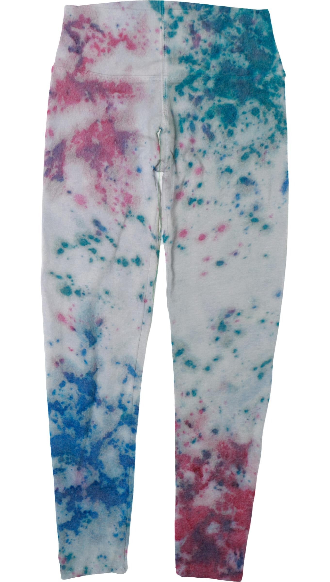 Athletic Leggings (Multi-Splatter Tie-Dye)
