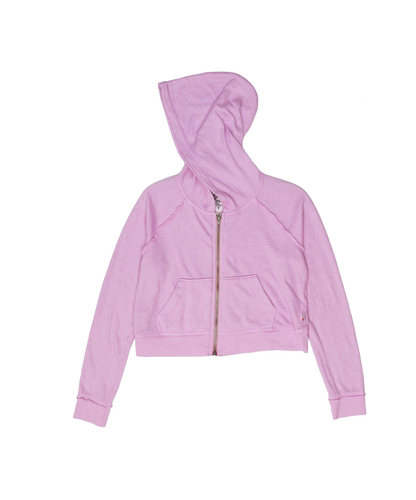 Heather Cropped Hooded Jacket