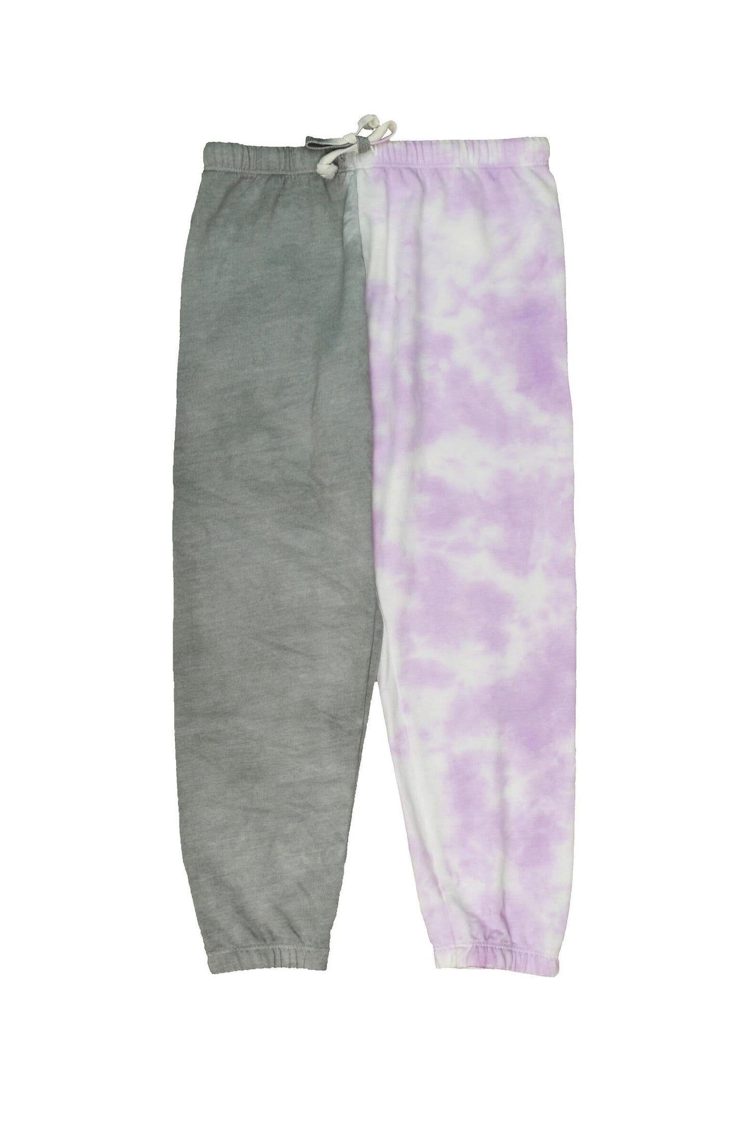 Sweatpants (Grey-Lilac Split Tie-Dye)