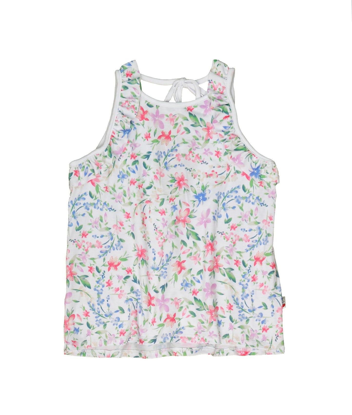 Ruffle Tank (Floral Pattern)