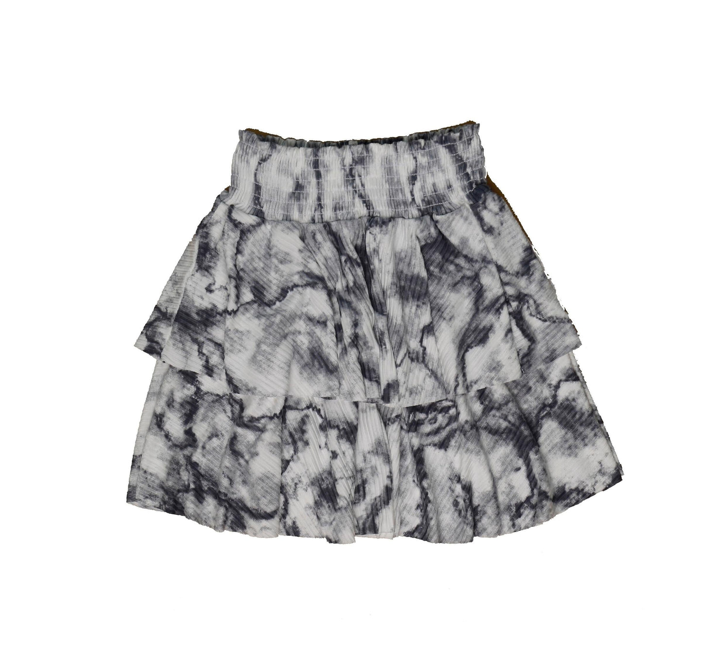 Tiered Skirt (Marble Tie-Dye)