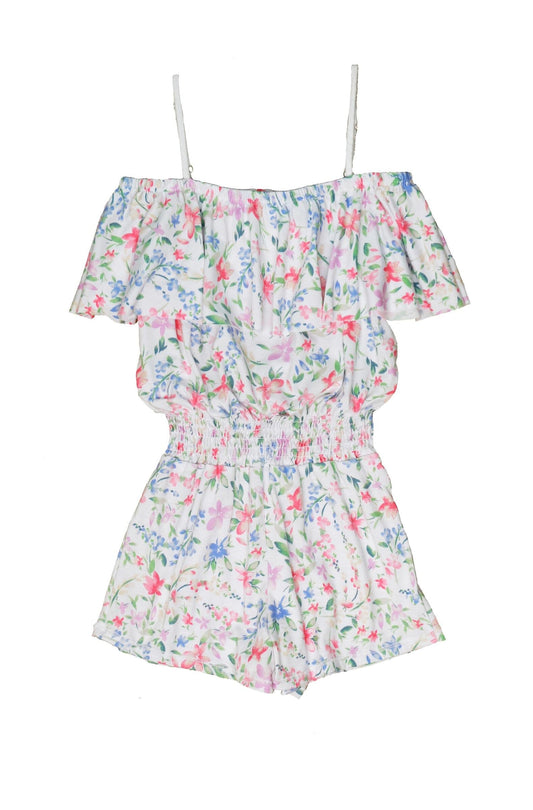 Floral Ruffle Romper