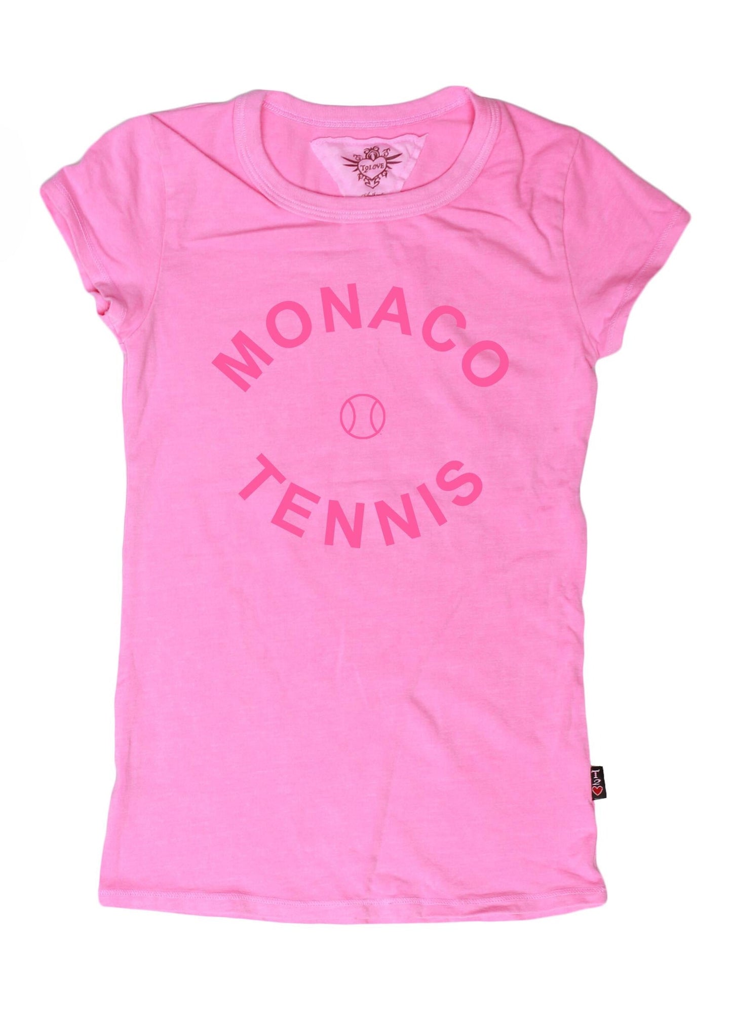 Classic Cap Sleeve Tee ("MONACO TENNIS")