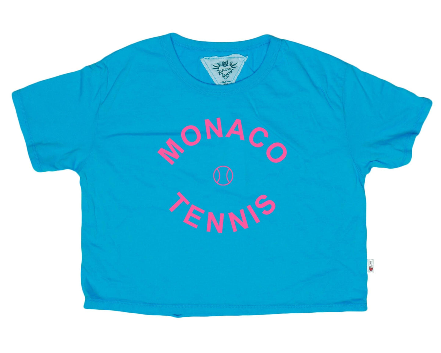 Boxy Tee ("MONACO TENNIS")