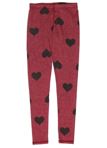 Leggings (Heart-Print Pattern)