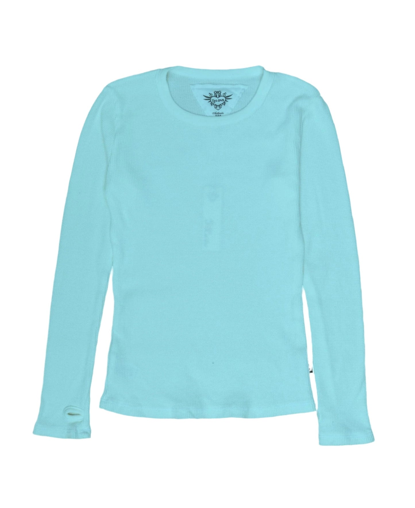 Classic Long-Sleeved Thermal Shirt with Thumbholes