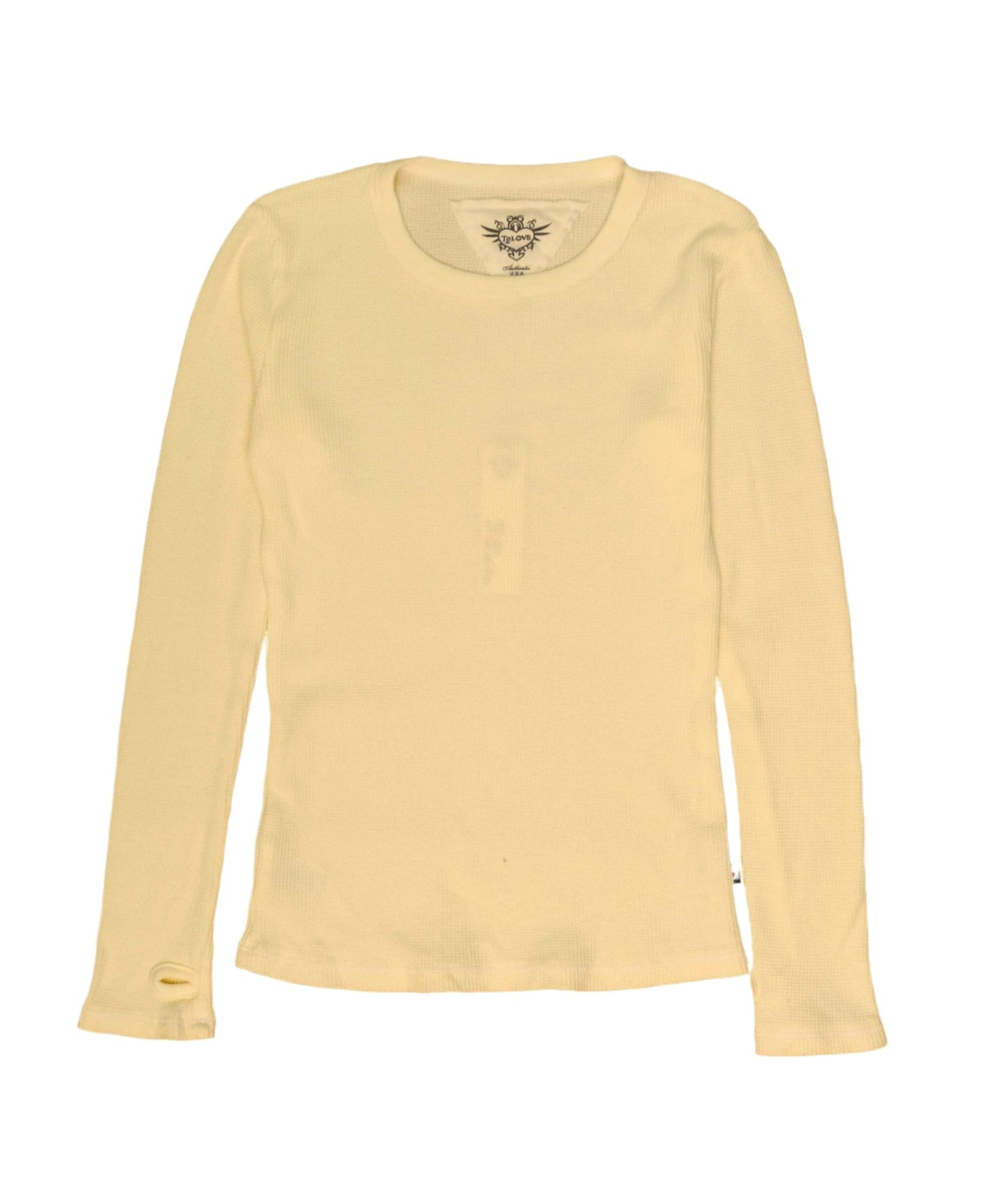 Classic Long-Sleeved Thermal Shirt with Thumbholes