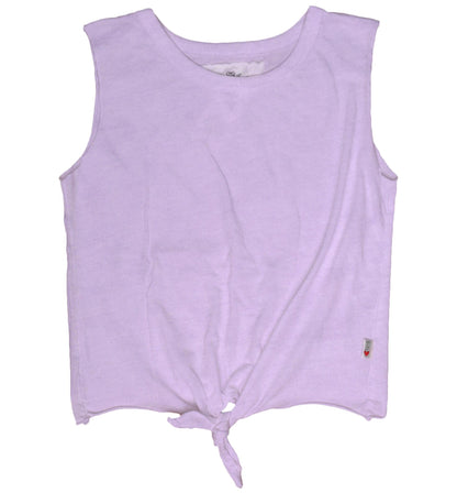 Tie-Front Sleeveless Top