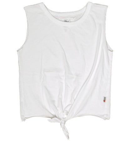 Tie-Front Sleeveless Top