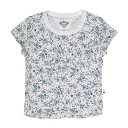Signature Cap Sleeve Tee (Ditzy Florals Pattern)