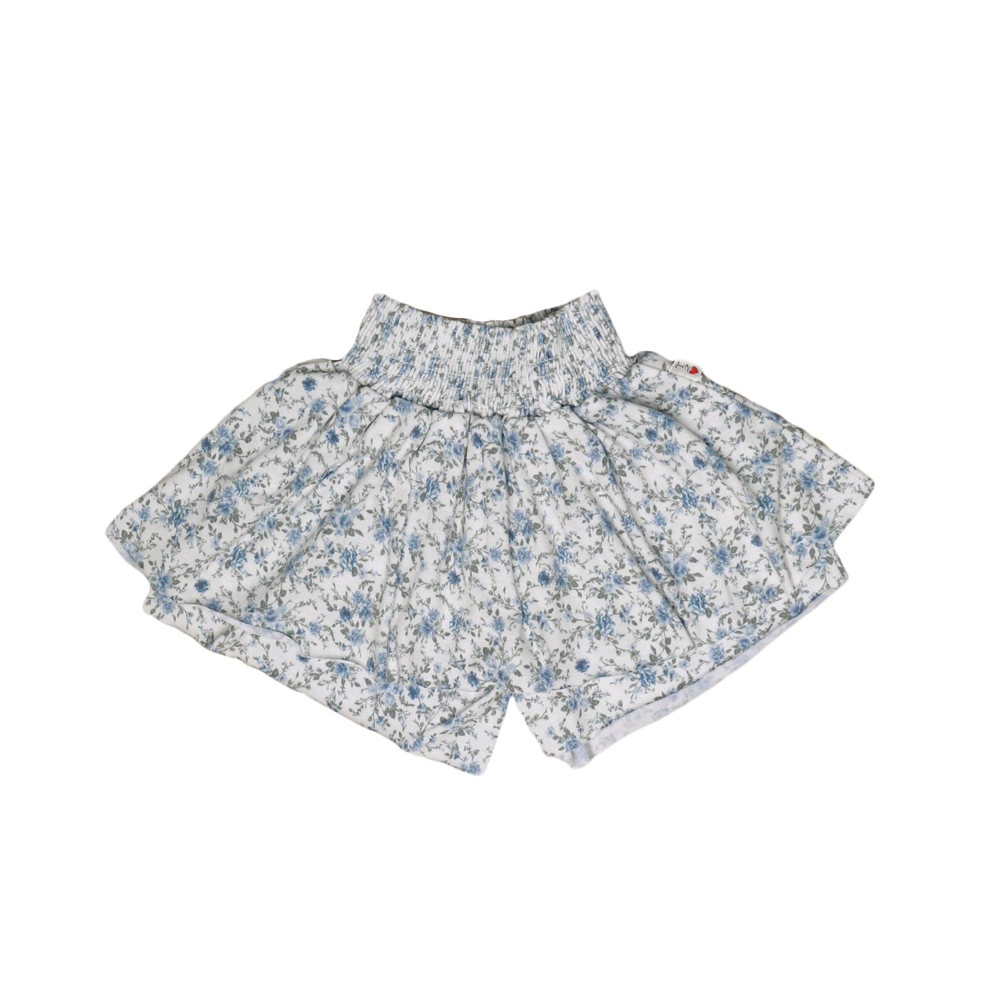 Smocked Skort (Ditzy Florals Pattern)