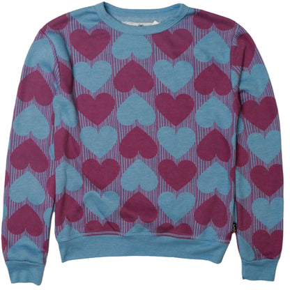 Classic Crewneck (Hearts Pattern)