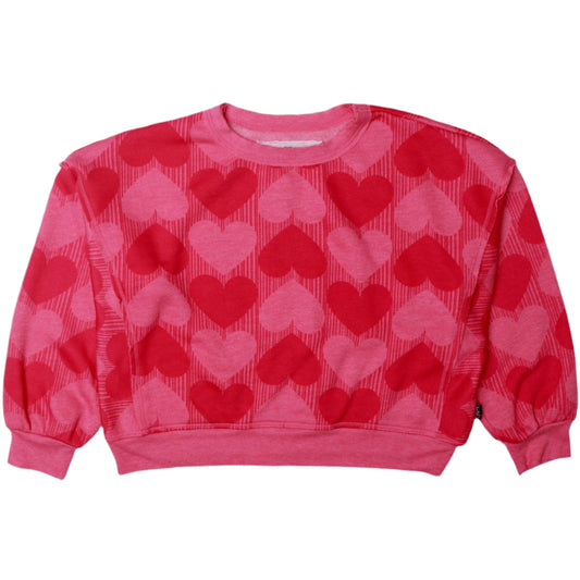 Dolman Sweater Top (Hearts Pattern)