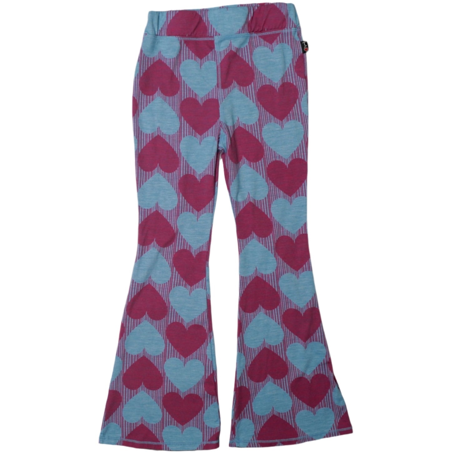 Flare Pants (Hearts Pattern)