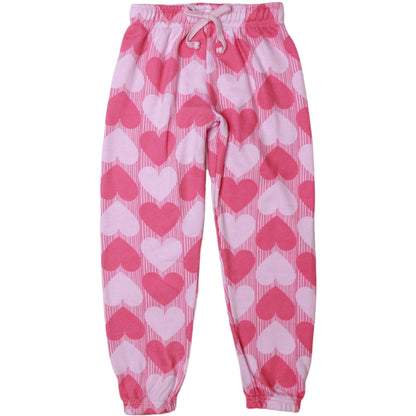 Heather Athletic Pants (Hearts Pattern)