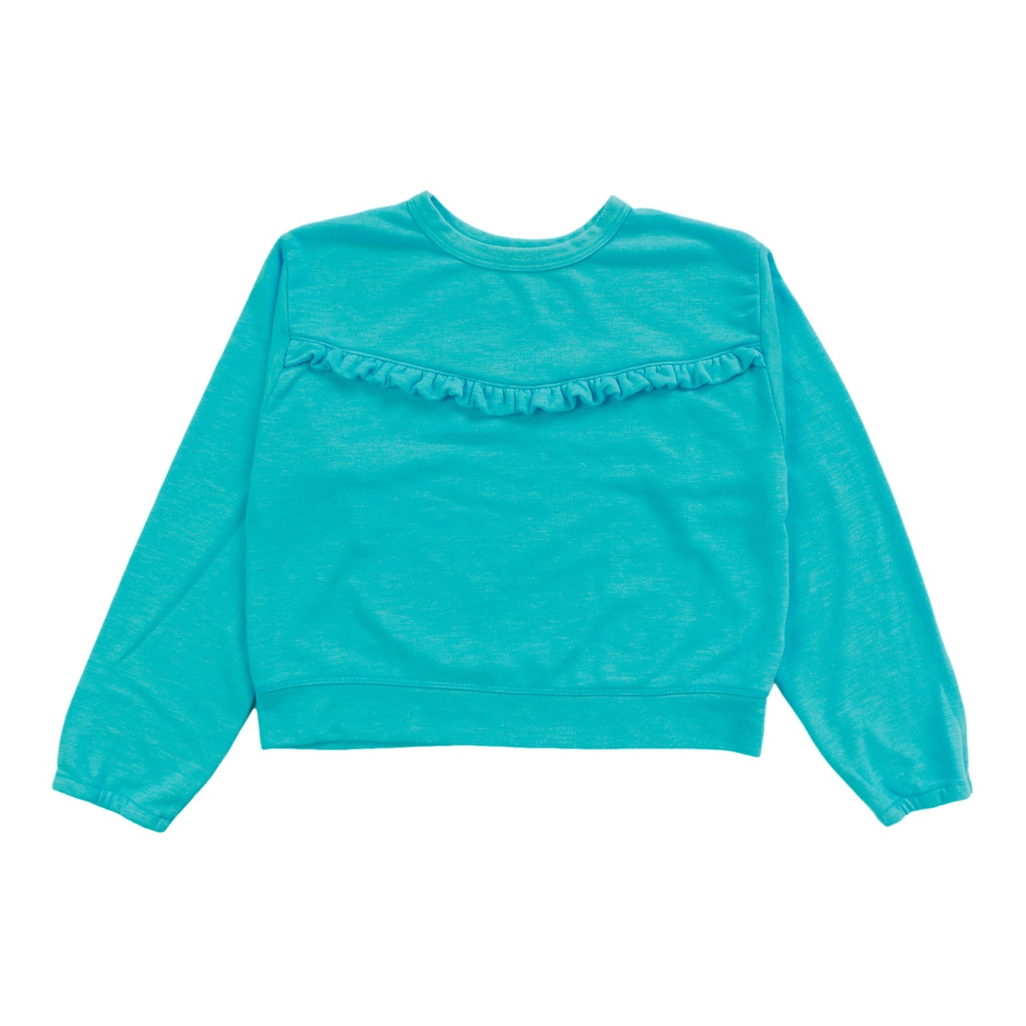 Sweatshirt with Ruffle