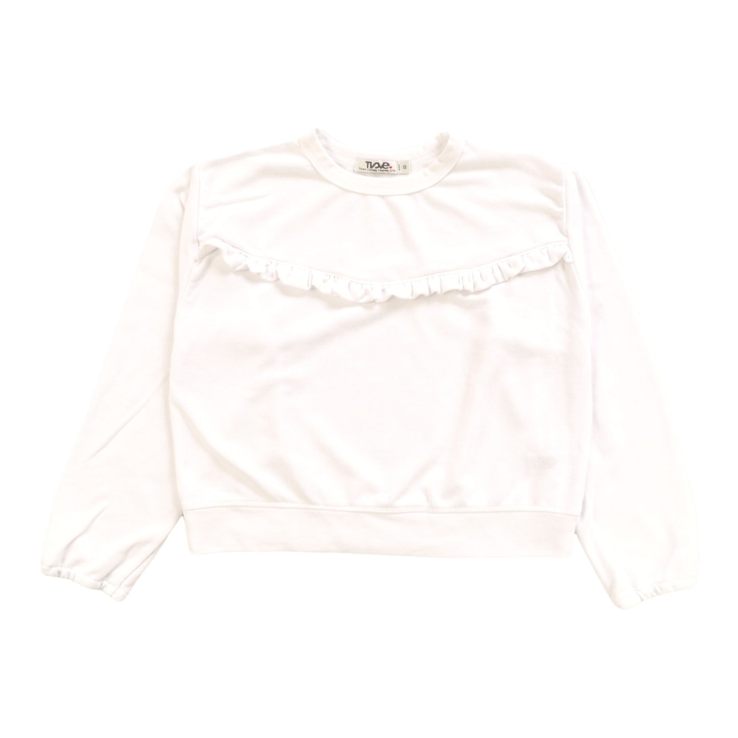 Sweatshirt with Ruffle