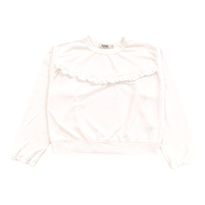 Sweatshirt with Ruffle