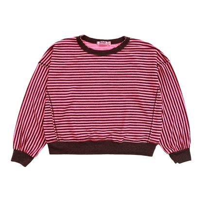 Dolman Sweater Top (Stripes)