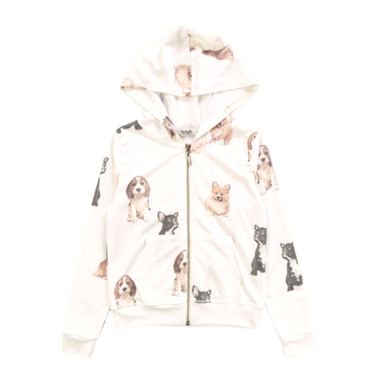 Hooded Jacket (Dogs Pattern)