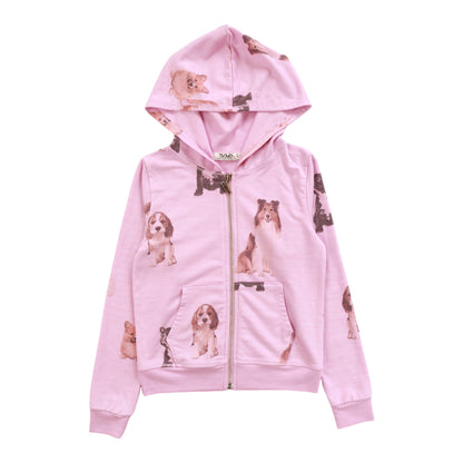 Hooded Jacket (Dogs Pattern)