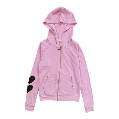 Hooded Jacket (Two-Hearts Print)