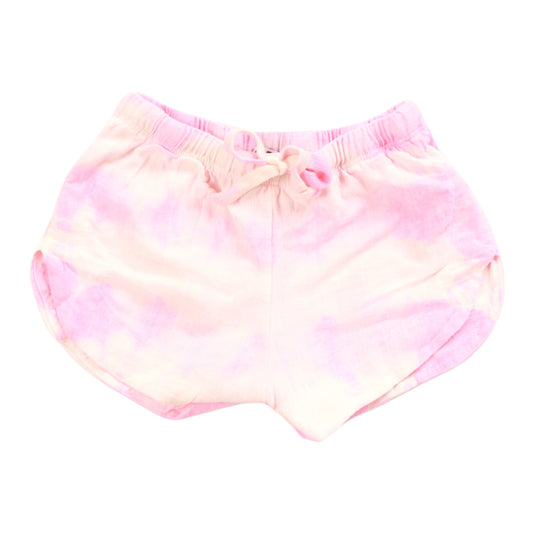 Cozy Shorts (Pink Tie-Dye)