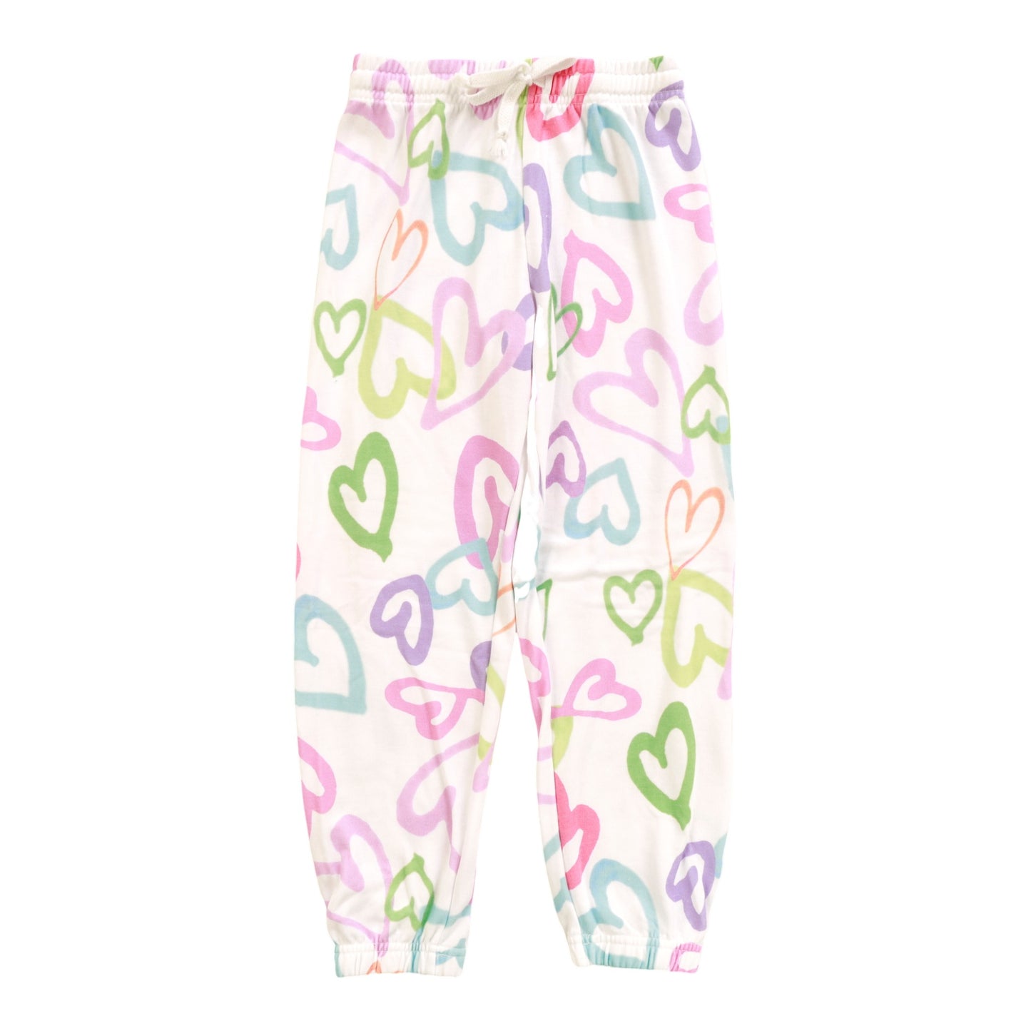 Athletic Pants (Mixed Hearts Pattern)