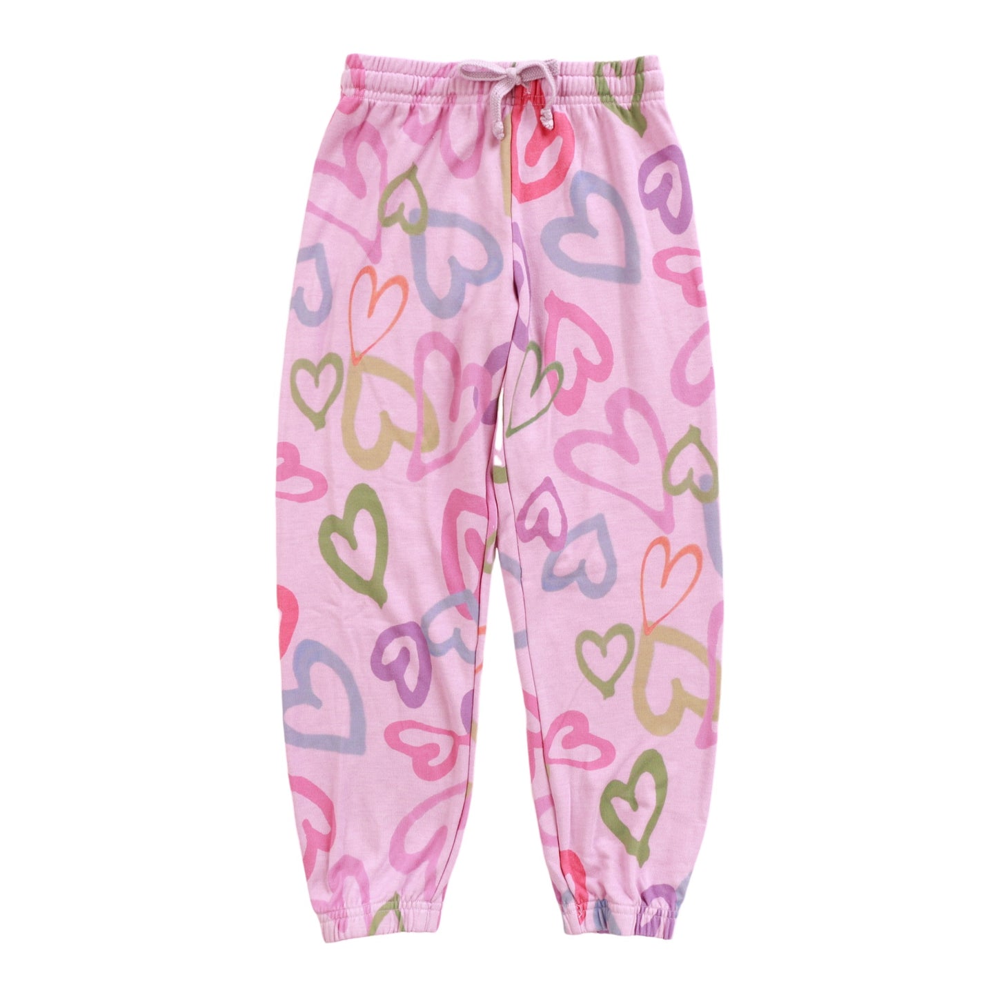 Athletic Pants (Mixed Hearts Pattern)