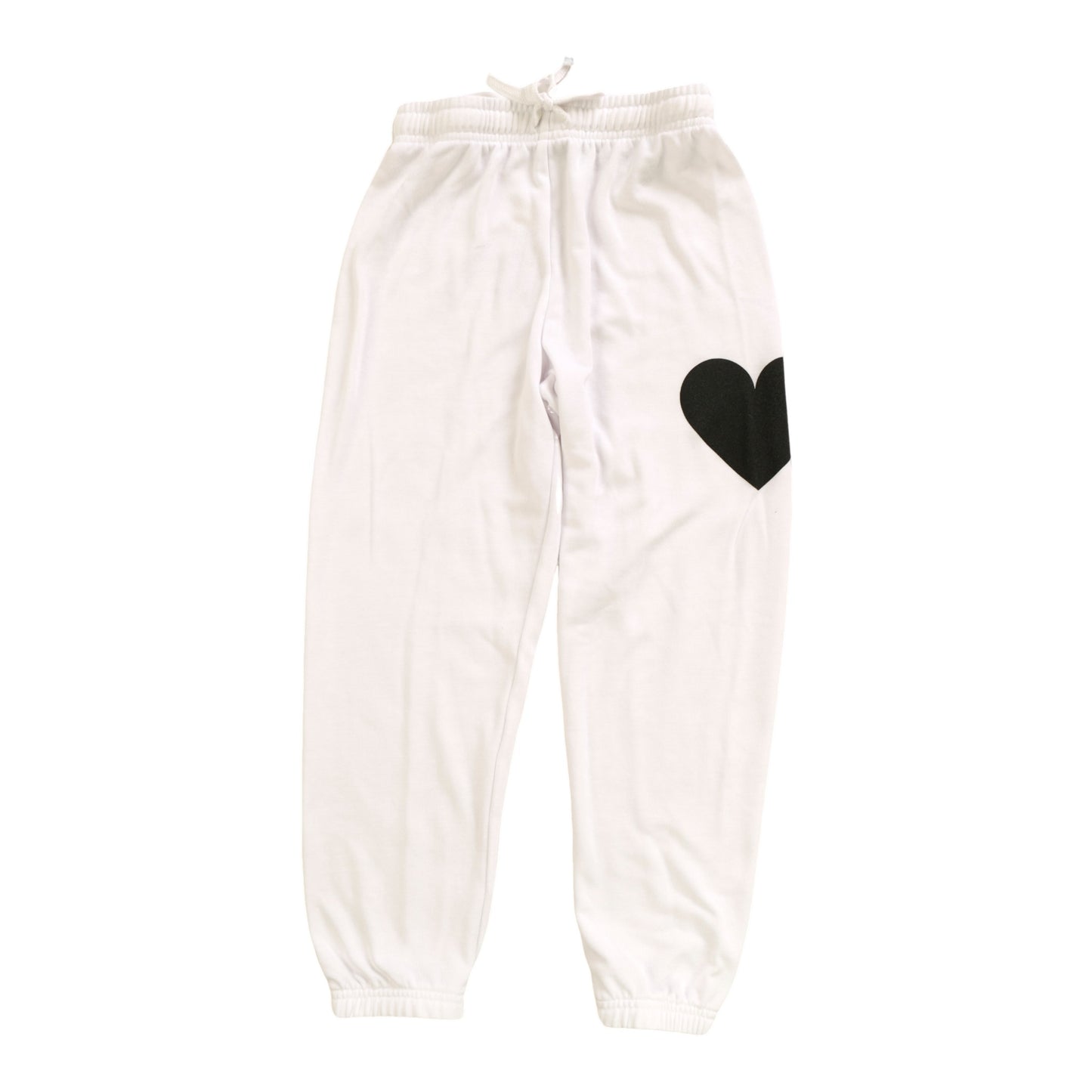 Athletic Pants (Large Black Heart Print)