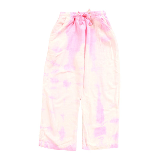 Relaxed Pocket Pants (Pink Tie-Dye)