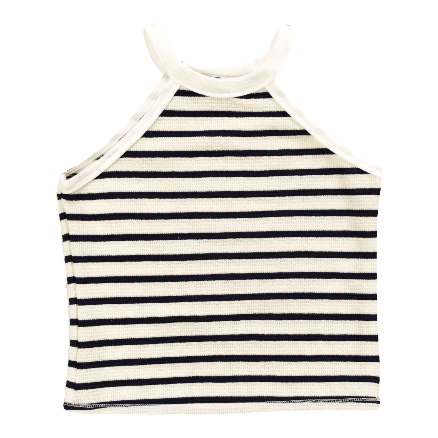 Halter Tank (Black Stripes Pattern)