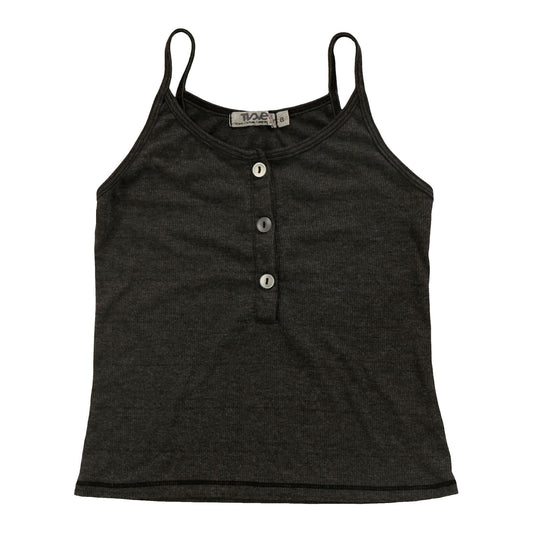 Heather Button-Front Cami