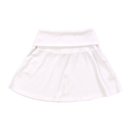 Heather Foldover Skirt