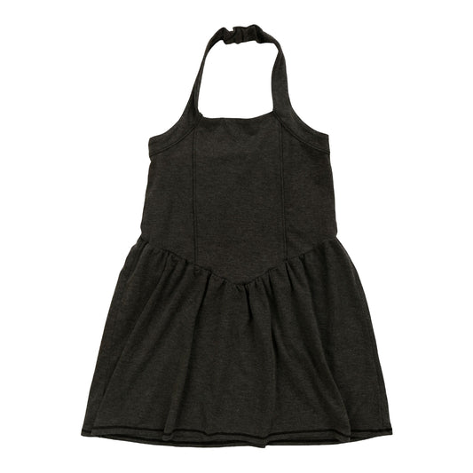 Heather Wide-Strap Halter Dress