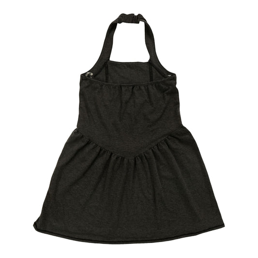 Heather Wide-Strap Halter Dress