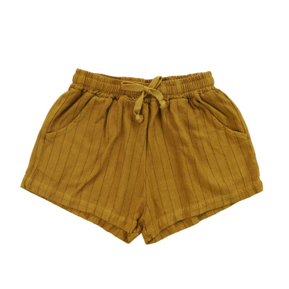 Relaxed Shorts with Pockets (Vertical Stripes)