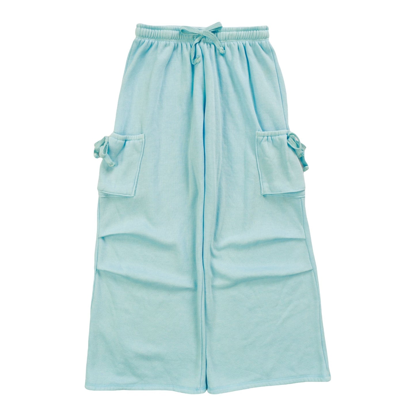 Heather Pleated Cargo Pants