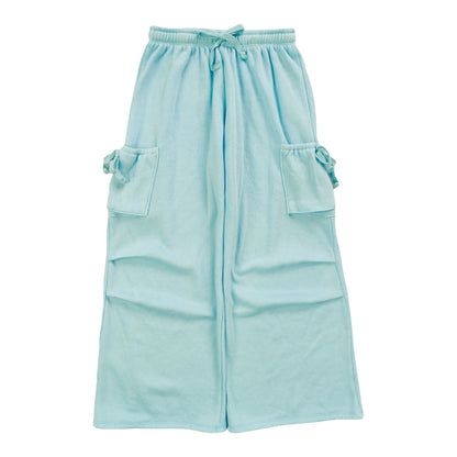 Heather Pleated Cargo Pants