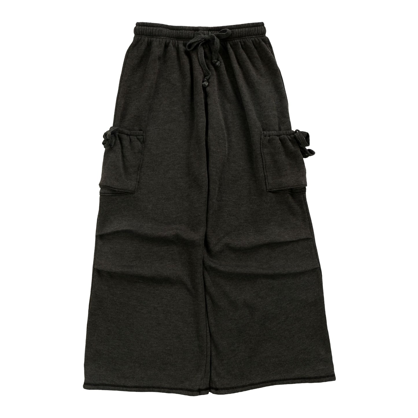 Heather Pleated Cargo Pants