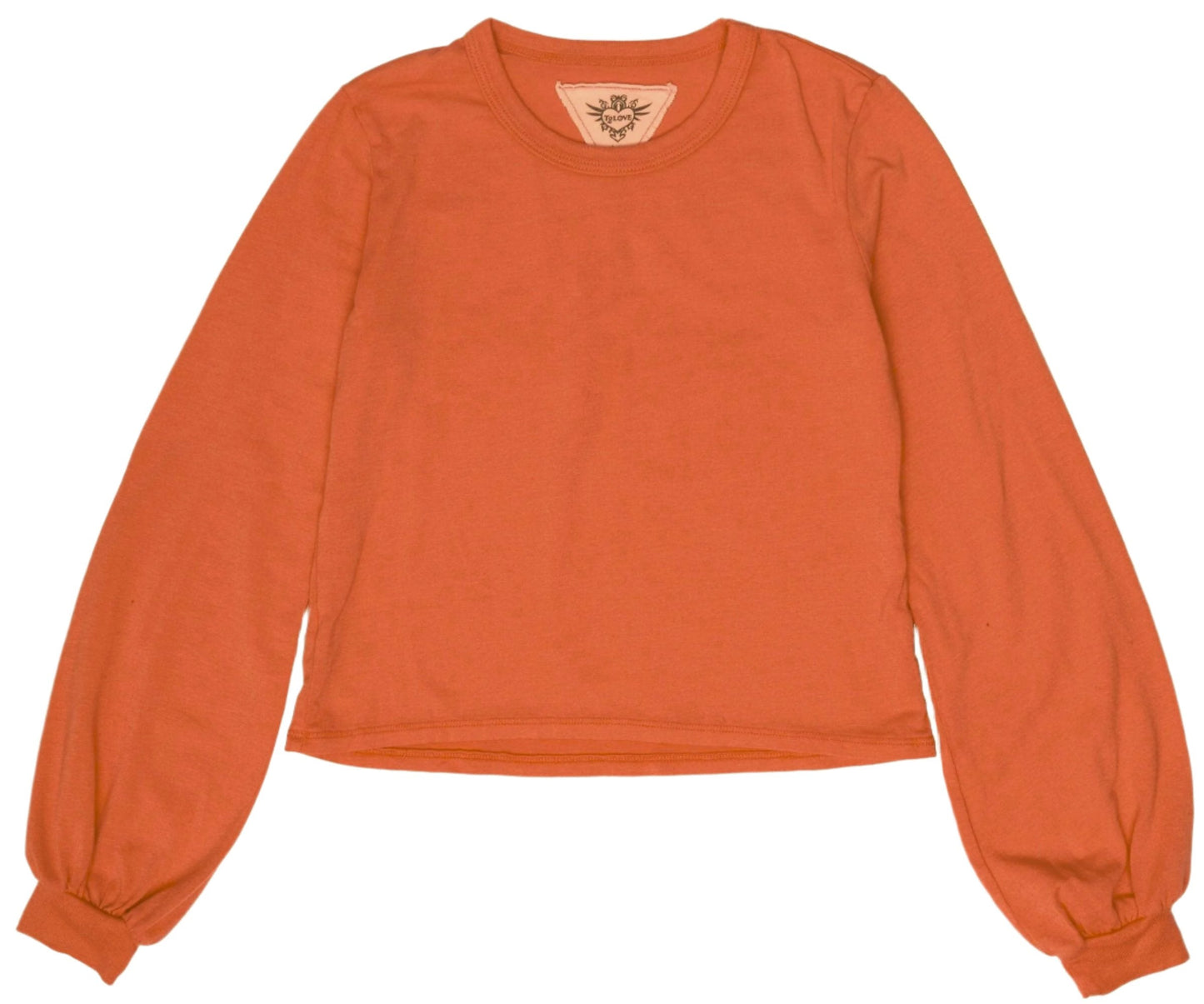 Puffy Long-Sleeve Crewneck Shirt