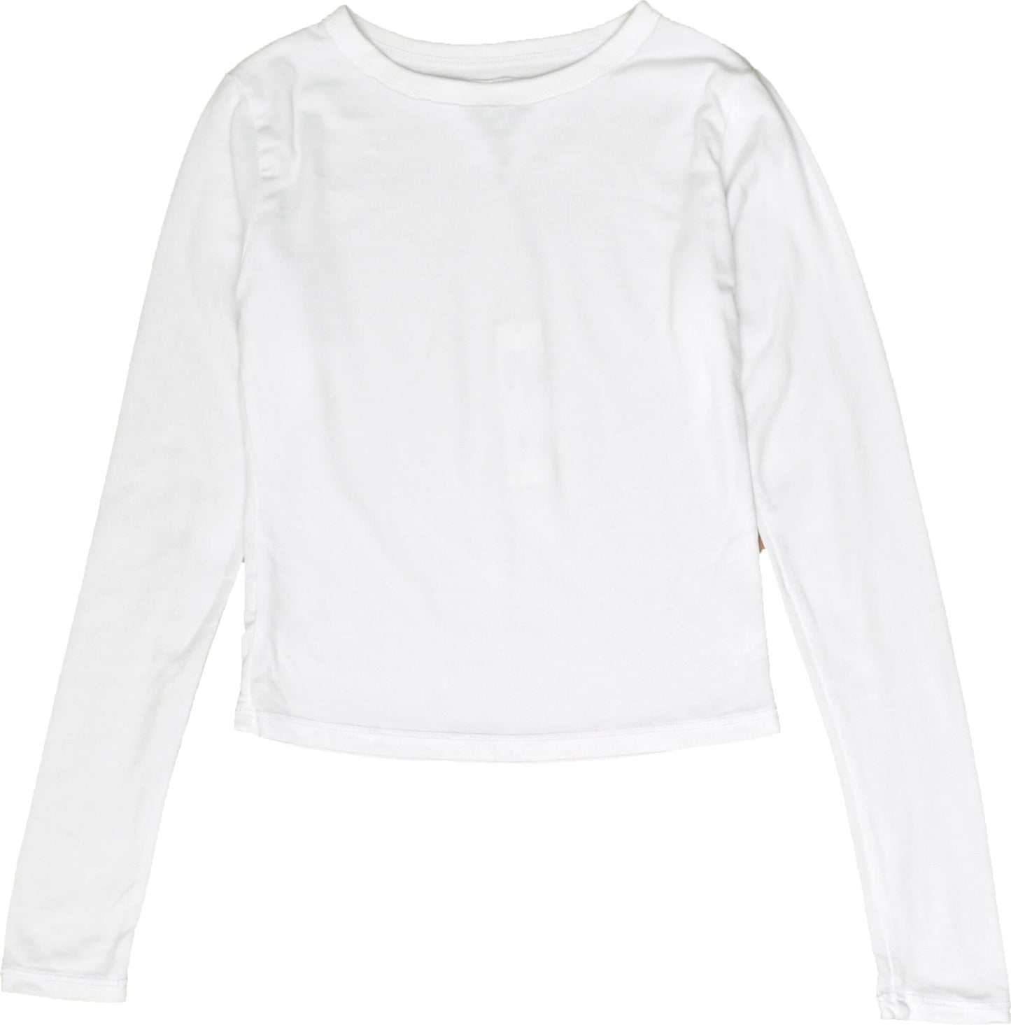 Ballet-Neck Long-Sleeved Shirt