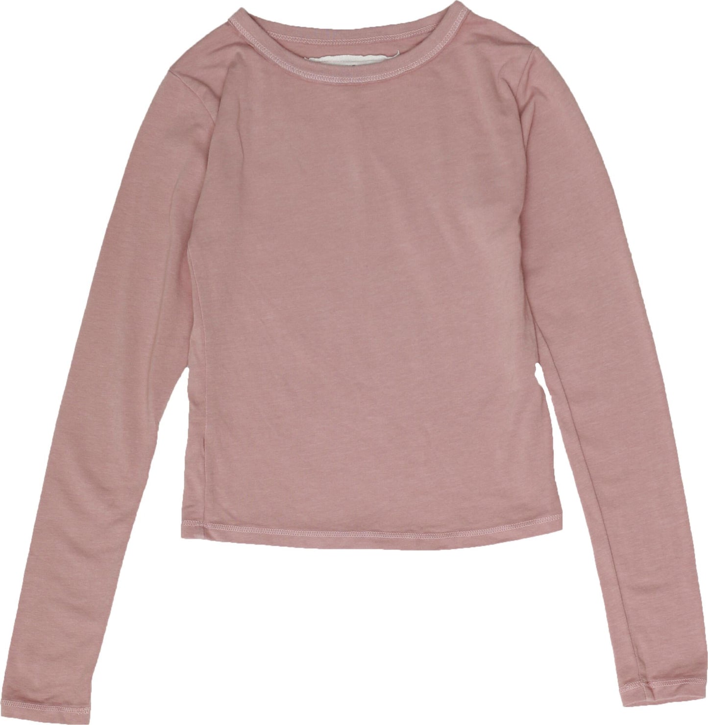 Ballet-Neck Long-Sleeved Shirt